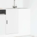 Mueble bajo de cocina Porto madera contrachapada blanca