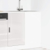 Mueble bajo de cocina Porto alto brillo blanco