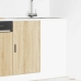 Mueble bajo de cocina porto roble sonoma madera reconstituida