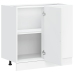 Mueble bajo fregadero Lucca madera contrachapada blanca