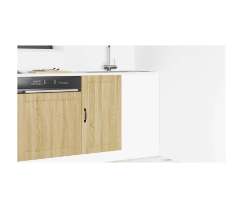 Mueble bajo fregadero Lucca madera contrachapada roble sonoma