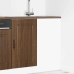 Mueble bajo de cocina Kalmar madera ingeniería de roble marrón