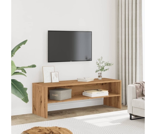 Mueble de TV madera de ingeniería roble artisian 120x40x40cm