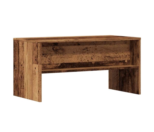 Mueble para TV madera contrachapada envejecida 80x40x40 cm