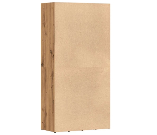 Estantería de madera ingeniería roble artisan 66x30x130 cm