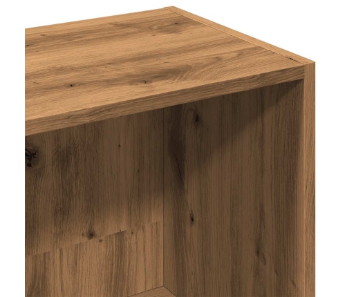 Estantería de madera ingeniería roble artisan 66x30x130 cm