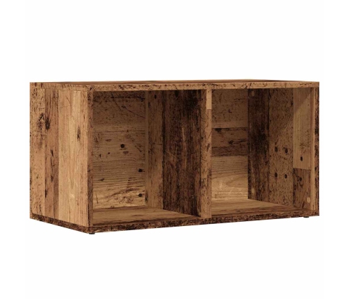 Caja de almacenaje madera de ingeniería envejecida 69,5x34x36cm