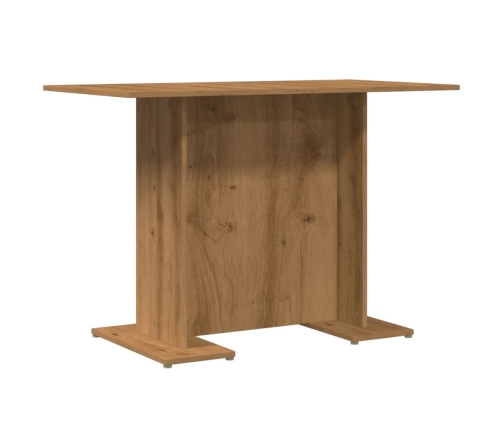 Mesa de comedor madera ingeniería roble artisan 110x60x75 cm