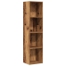 Mueble TV/Librería madera vieja 36x30x143cm madera ingeniería