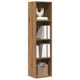 Mueble de TV/Librería roble artesanal 36x30x143cm
