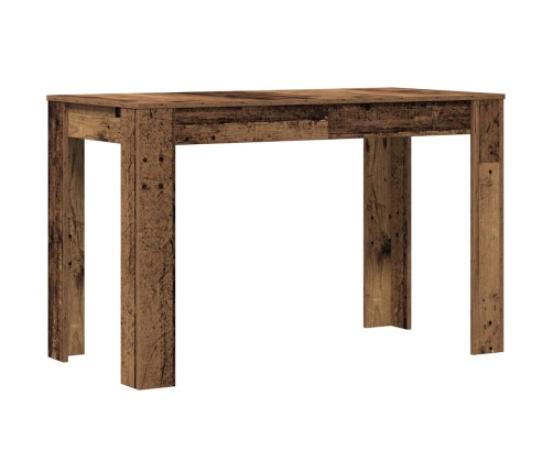 Mesa de comedor de madera contrachapada madera vieja