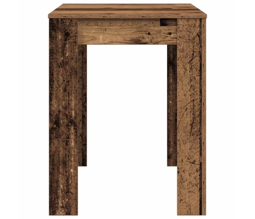 Mesa de comedor de madera contrachapada madera vieja