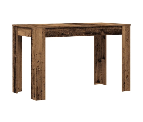 Mesa de comedor de madera contrachapada madera vieja