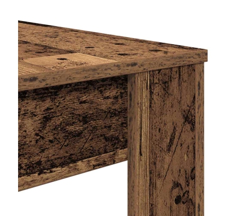 Mesa de comedor de madera contrachapada madera vieja