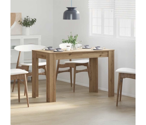 Mesa de Comedor Roble Artesano 120x60x76cm madera reconstituida