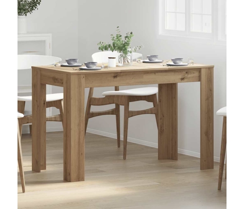 Mesa de Comedor Roble Artesano 120x60x76cm madera reconstituida