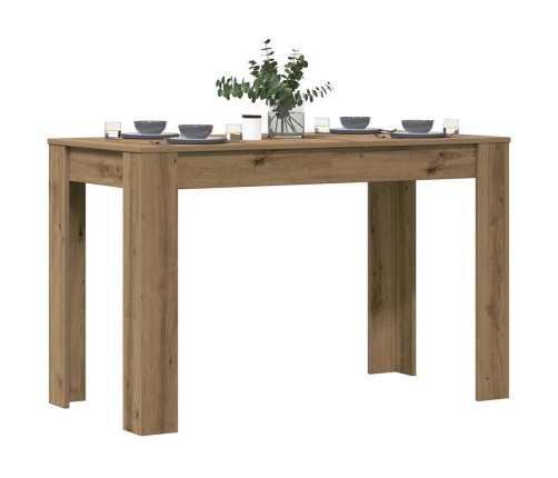 Mesa de Comedor Roble Artesano 120x60x76cm madera reconstituida