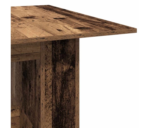 Mesa de comedor de aglomerado madera envejecida 180x90x76 cm