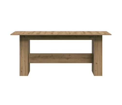 Mesa de comedor madera ingeniería roble artisan 180x90x76 cm