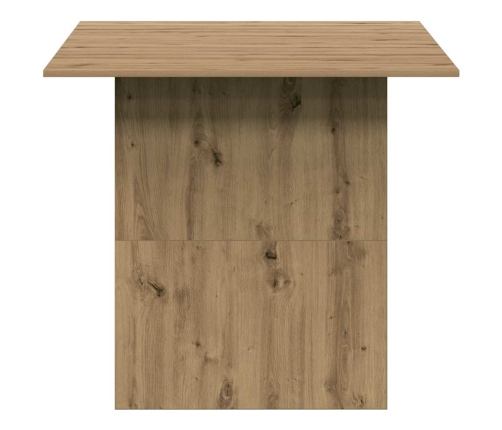 Mesa de comedor madera ingeniería roble artisan 180x90x76 cm