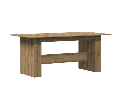 Mesa de comedor madera ingeniería roble artisan 180x90x76 cm