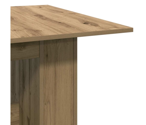 Mesa de comedor madera ingeniería roble artisan 180x90x76 cm