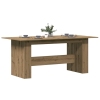 Mesa de comedor madera ingeniería roble artisan 180x90x76 cm