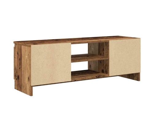 Mueble para TV madera ingeniería madera envejecida 102x30x36 cm