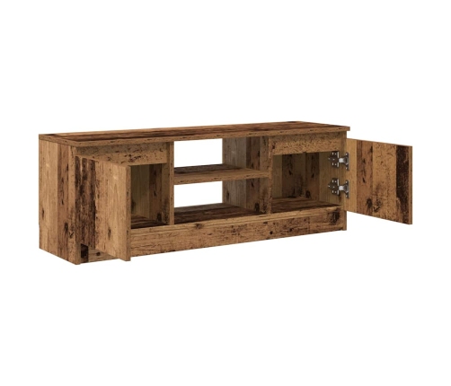 Mueble para TV madera ingeniería madera envejecida 102x30x36 cm