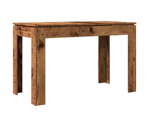 Mesa de comedor de madera contrachapada madera vieja