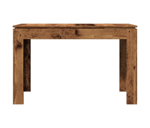 Mesa de comedor de madera contrachapada madera vieja