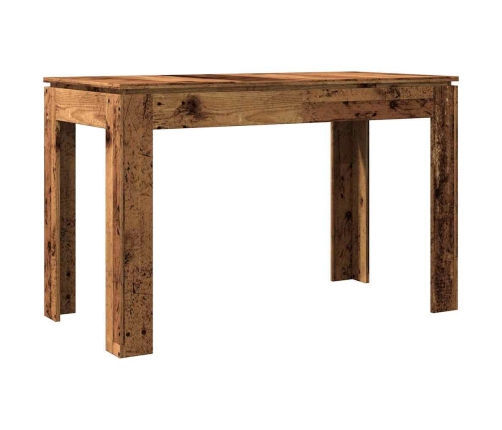 Mesa de comedor de madera contrachapada madera vieja