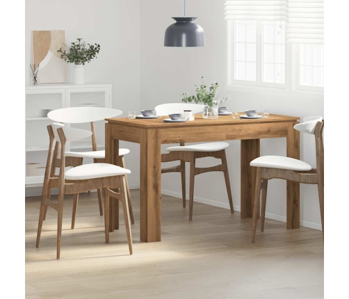 Mesa de Comedor Roble Artesano 120x60x76cm madera reconstituida