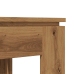 Mesa de Comedor Roble Artesano 120x60x76cm madera reconstituida