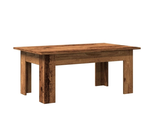 Mesa de centro madera contrachapada madera envejecida