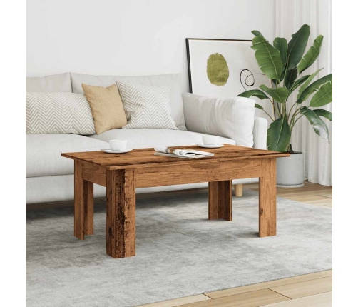 Mesa de centro madera contrachapada madera envejecida