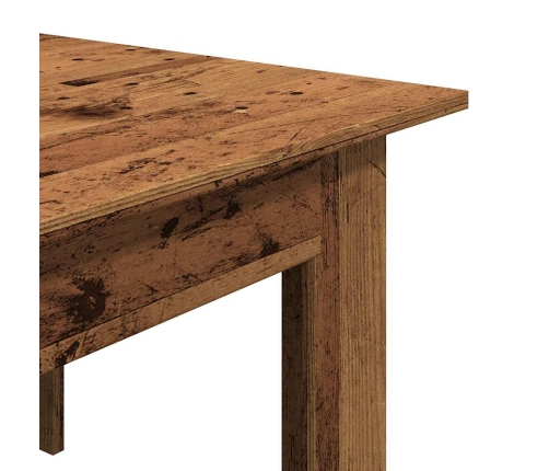 Mesa de centro madera contrachapada madera envejecida