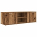 Mueble de TV madera contrachapada envejecida 120x34x37 cm