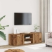 Mueble de TV madera contrachapada envejecida 120x34x37 cm