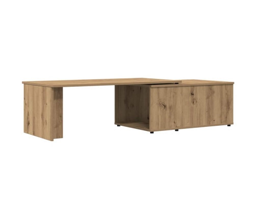 Mesa de centro madera de ingeniería roble artisan 150x50x35 cm