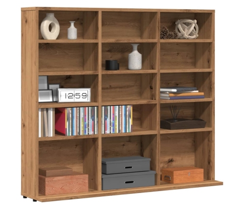 Mueble de CD madera de ingeniería roble artisan 100x23x89,5 cm