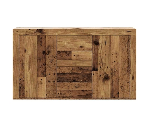 Aparador de madera contrachapada madera vieja 120x36x69 cm