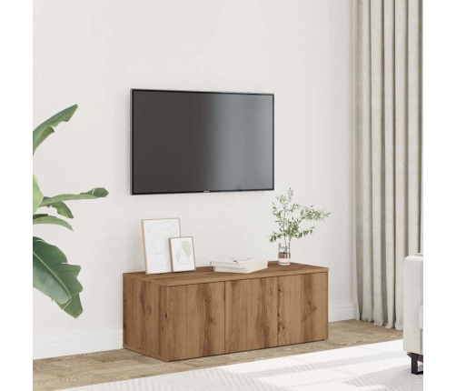 Mueble para TV madera contrachapada roble artisan 80x34x30 cm