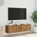 Mueble TV de pared madera ingeniería roble artisan 120x30x30 cm