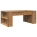 Mesa de centro madera ingeniería roble artesanal 102x55x42cm