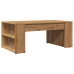 Mesa de centro madera ingeniería roble artesanal 102x55x42cm