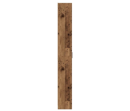 Armario de pasillo madera de ingeniería envejecida 55x25x189 cm