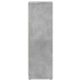 Armario de baño madera contrachapada gris 30x30x95 cm