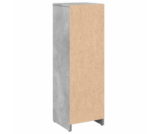 Armario de baño madera contrachapada gris 30x30x95 cm