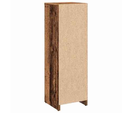 Armario de baño madera contrachapada envejecida 30x30x95 cm